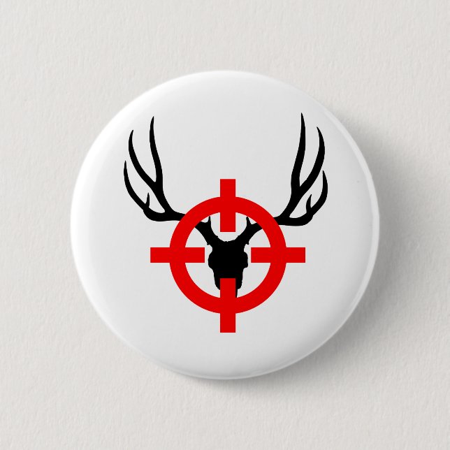 Hirschjäger - Bullseye Button (Vorderseite)