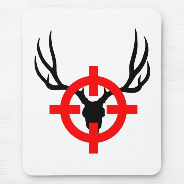 Hirschjäger - Bullseye Mousepad (Vorne)