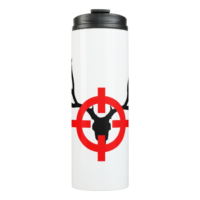 Hirschjäger - Bullseye-Wasserflasche Thermosbecher (Vorderseite)