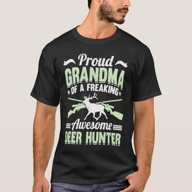 Hirschjäger Jägersaison Großmutter Huntsman Gr T-Shirt (Vorderseite)