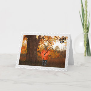 Hirschjäger zum Geburtstag Karte