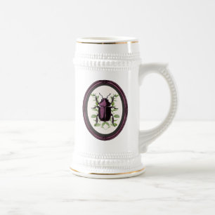 Hirschkäfer in Rahmen Bierglas