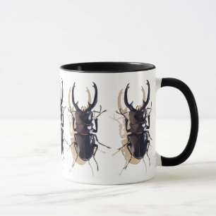 "Hirschkäfer" Insekten-Aquarell-Kunst Tasse
