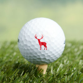 Hirschkhalet Antlers Retro Stag Antlers Vintag Golfball