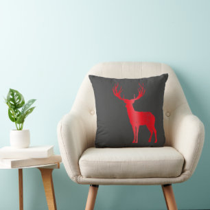Hirschkhalet Antlers Retro Stag Antlers Vintag Kissen