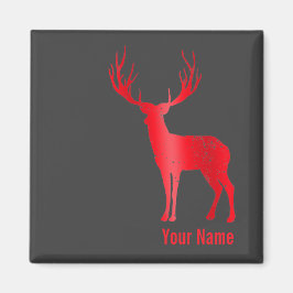 Hirschkhalet Antlers Retro Stag Antlers Vintag Magnet