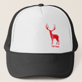 Hirschkhalet Antlers Retro Stag Antlers Vintag Truckerkappe