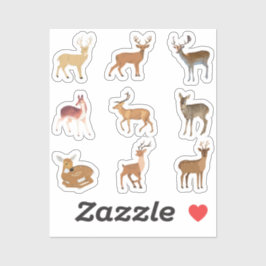 Hirschkleber Aufkleber