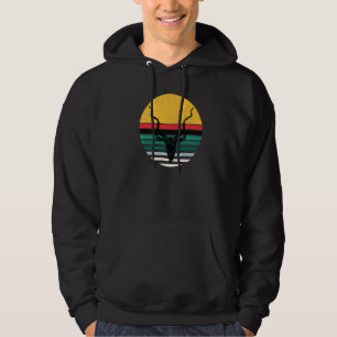 Hirschkopf Retro JagdJungle Impala Safari Kudu Hoodie