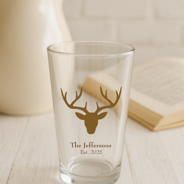 Hirschkopf rustikaler Charme Glas (Von Creator hochgeladen)