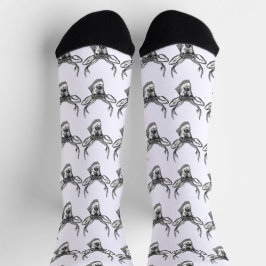 Hirschkopf Socken