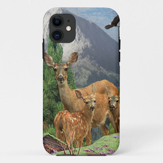 Hirschkunst Case-Mate iPhone Hülle (Rückseite)