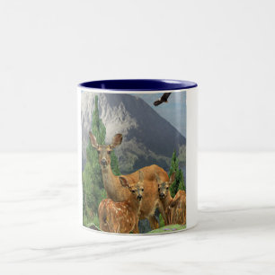 Hirschkunst Zweifarbige Tasse