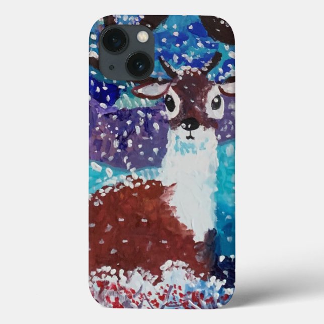 Hirschmalerei Case-Mate iPhone Hülle (Rückseite)