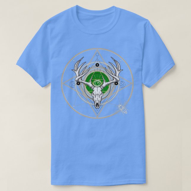 Hirschmandala T-Shirt (Design vorne)