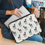 Hirschmuster, Baby Deer, Boho, Blume, Mond Laptopschutzhülle<br><div class="desc">Niedliches,  lustiges und bezauberndes Muster mit Hirschen-Silhouetten,  Blume und Mond. Modernes und trendiges Geschenk,  perfekt für den Boho Liebhaber in Ihrem Leben.</div>