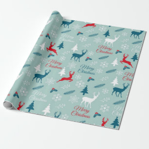 Hirschmuster Geschenkpapier