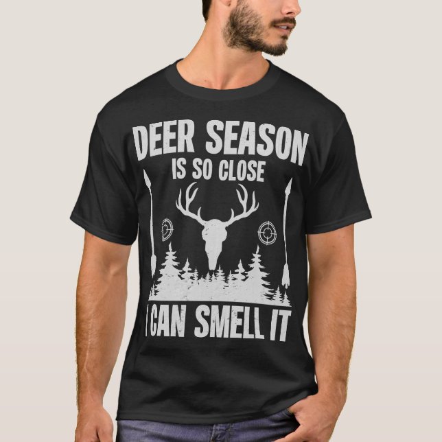 Hirschsaison Vorfreude: Der Scent sagt es Al T-Shirt (Vorderseite)