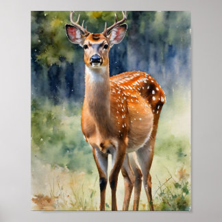 Hirschsammlung: Japanische Sika Deer Poster