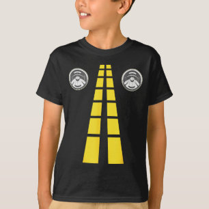 Hirschscheinwerfer Mit Straßenmarkierungen Paarkos T-Shirt