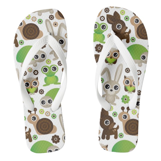 Hirschschildkröte Flip Flops (Fußbett)