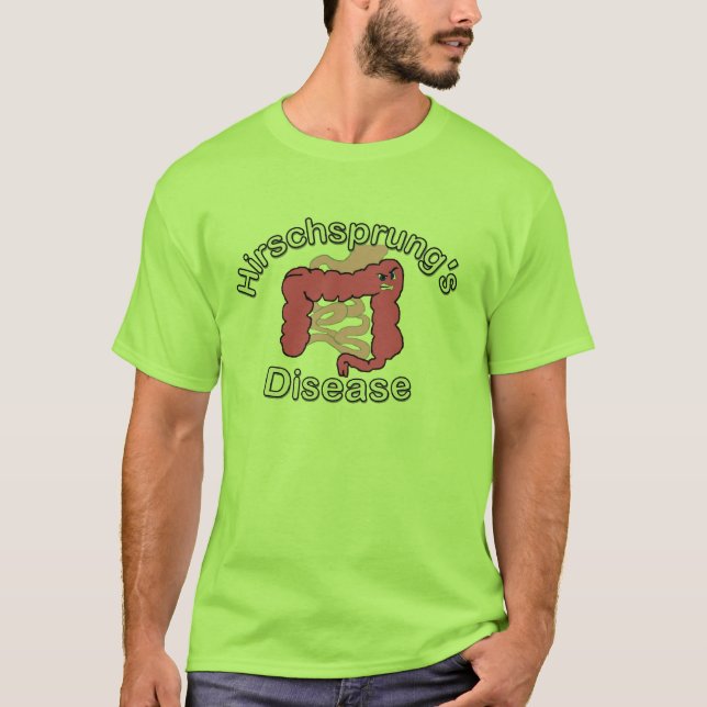 Hirschsprungs Krankheits-Bewusstsein T-Shirt (Vorderseite)