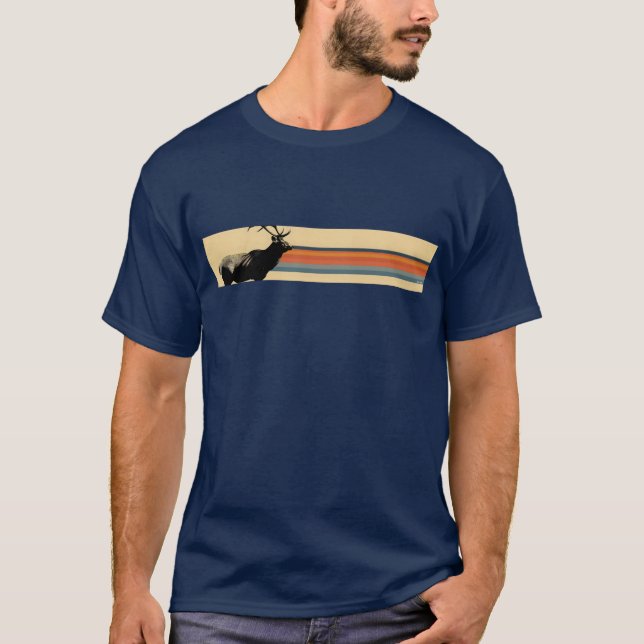 Hirschtal Retro T - Shirt" T-Shirt (Vorderseite)