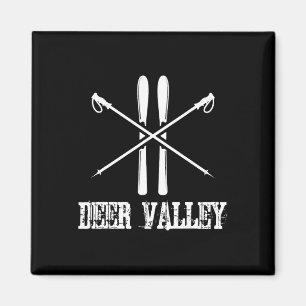 Hirschtal Utah Ski Skifahren Nordic Alpine Do Magnet
