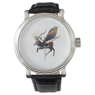 Hirschwache Armbanduhr