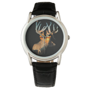 Hirschwache, Hirschjagd Armbanduhr