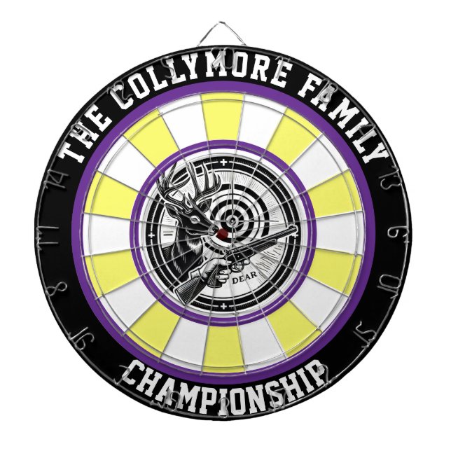 Hirschwald Ziel bullseye Kunst Dartscheibe (vorne)