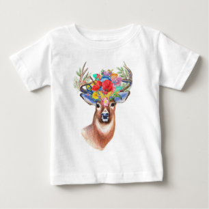 Hirschwelt Geburtstag - Name & Alter T - Shirt