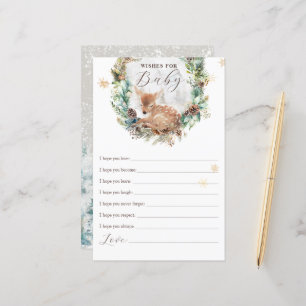 Hirschwinterwald wünscht Baby Shower Game