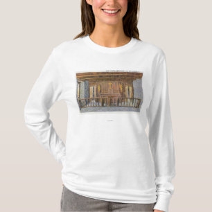 Hirse-Kreuz und britische Redoubt-Ansicht T-Shirt