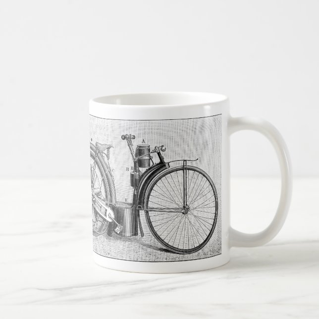 Hirse-Motorrad, 1895 Kaffeetasse (Rechts)