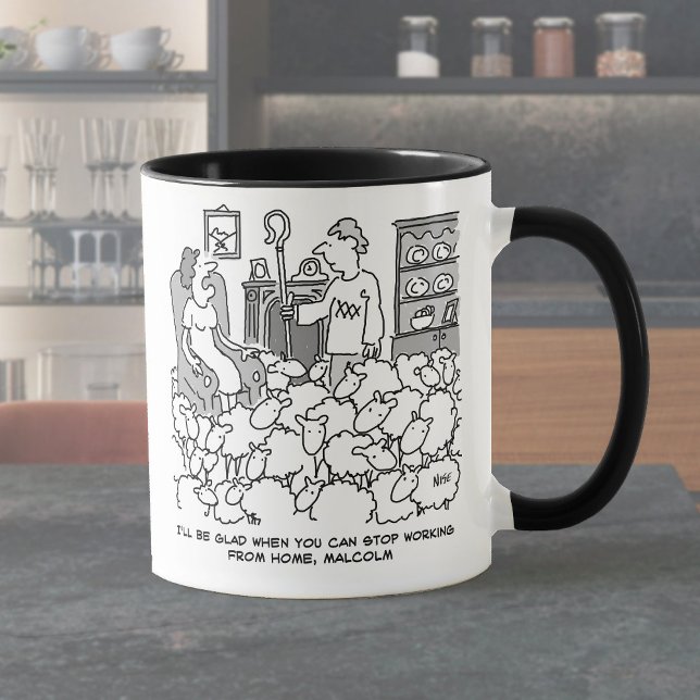 Hirte arbeitete mit seiner Schafe von Zuhause Tasse (Von Creator hochgeladen)
