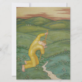 Hirte auf seinem Feld (von Eugeniusz Zak) Karte