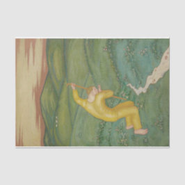 Hirte auf seinem Feld (von Eugeniusz Zak) Seidenpapier