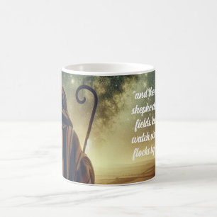 Hirte beobachtet Herde Bibelszene Kaffeetasse