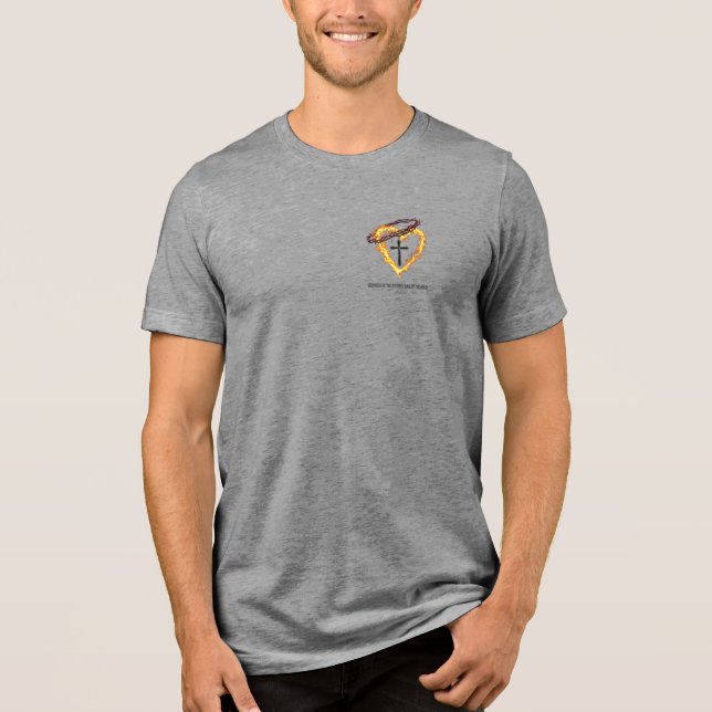 Hirte der Rockies Tri-Blend Shirt (Vorderseite)