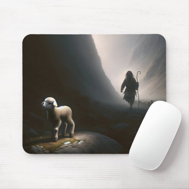 Hirte finden ein verlorenes Lamm Mousepad (Mit Mouse)