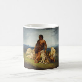 Hirte in einer ländlichen Landschaft Kaffeetasse