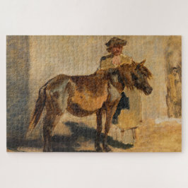 Hirte mit Pferd (Pferde) Puzzle