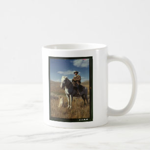 Hirte mit Pferd und Hund auf Gravelly Range Tasse