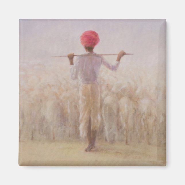 Hirte und Flock Magnet (Vorne)