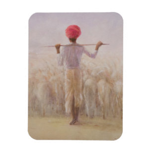 Hirte und Flock Magnet