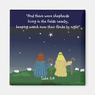 Hirten beobachten ihre Herden Magnet