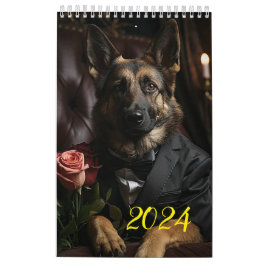 Hirten und Dobermans. 2024 Kalender