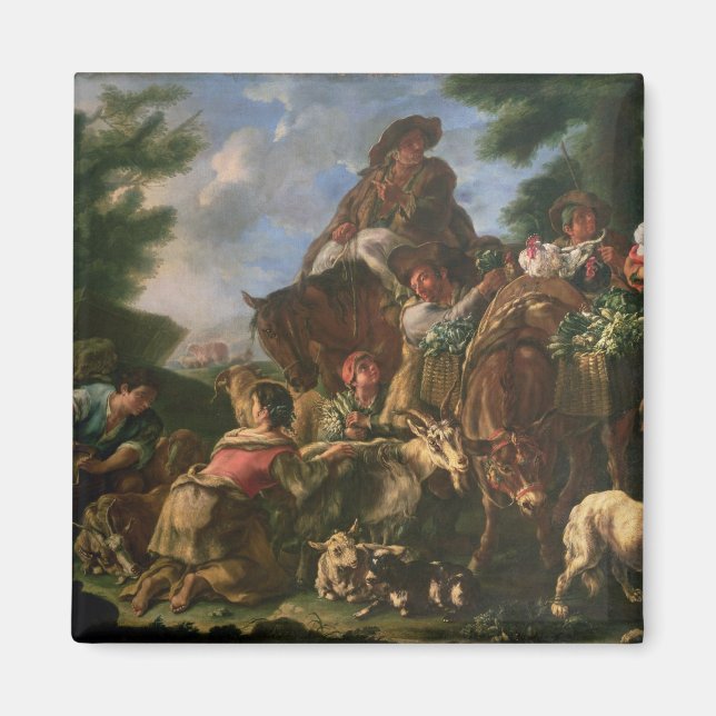 Hirtengruppe mit Pferd Magnet (Vorne)