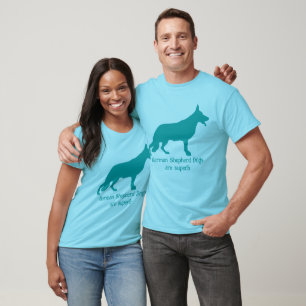 Hirtenhund und Text T-Shirt